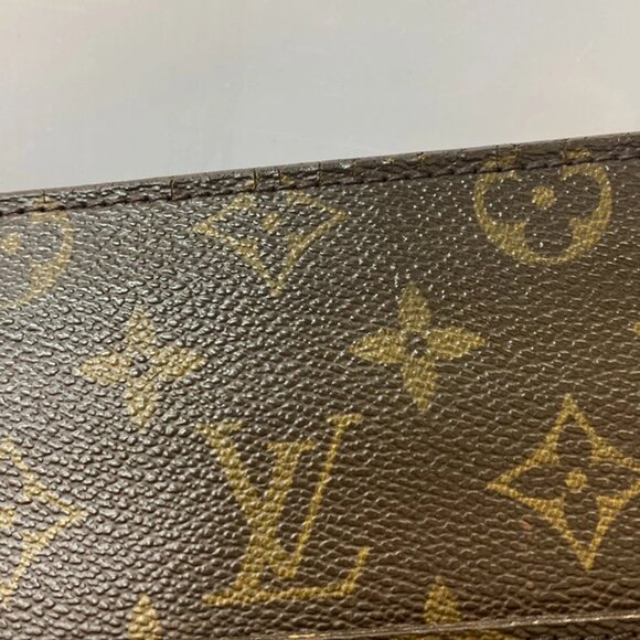 LOUIS VUITTON Pochette Homme Clutch Hand Bag Monogram Leather BN M51795 04YH118 - Picture 12 of 15